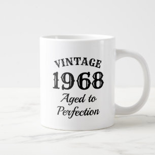 Tasse Géante 50e anniversaire 1968 extra grand cadeau de mug ju
