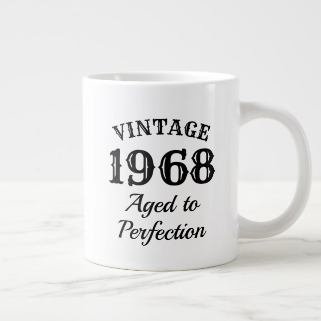 Tasse Géante 50e anniversaire 1968 extra grand cadeau de mug ju (Droite)