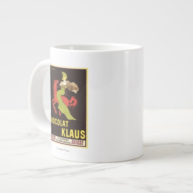 Tasse Géante Affiche publicitaire de Chocolat Klaus (Devant gauche)