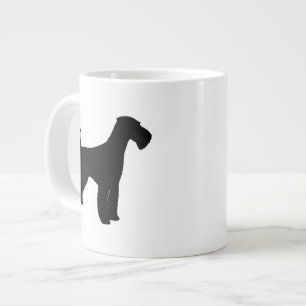 Tasse Géante Airedale Terrier Chien race Silhouettes