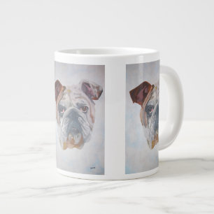 Tasse Géante American Bulldog Artistic Pet Portrait
