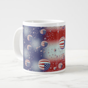Tasse Géante Amérique du Nord, États-Unis, WA, Redmond, Drapeau