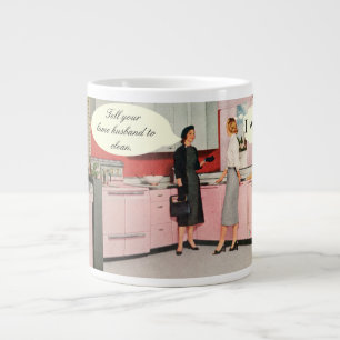 Tasse Géante Amusant Retro 20 oz. Mug par RoseWrites