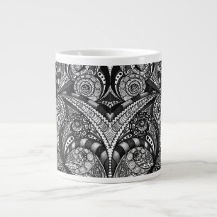 Tasse Géante arrière - plan abstrait de la flore de la boue