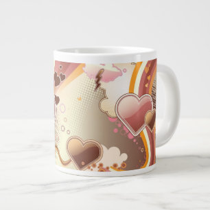 Tasse Géante Arrière - plan dénommé de conception