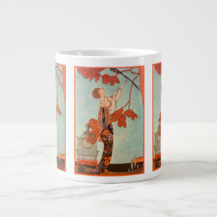 Tasse Géante Art Déco vintage, Oiseau de Flighty par George Bar