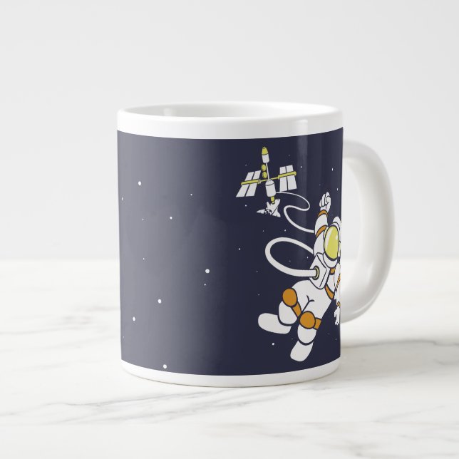 Tasse Géante Astronaute (Devant droit)