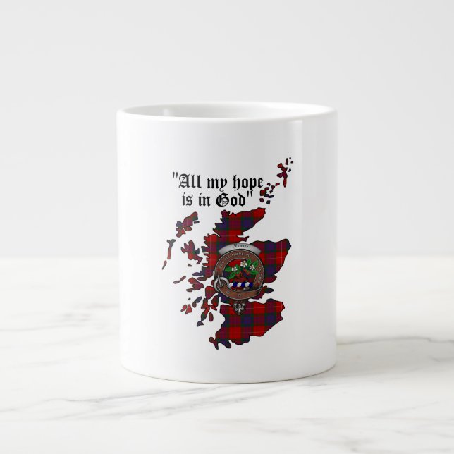 Tasse Géante Badge de clan Fraser Jumbo Mug (Devant)