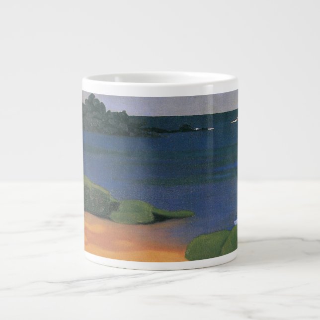 Tasse Géante Baie de Tregastel par Felix Vallotton, Art (Devant)