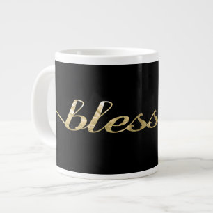 Tasse Géante Béni, reconnaissant inspiré d'Aluminium-Regard