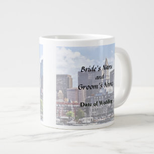 Tasse Géante Boston Skyline avec tour personnalisée House