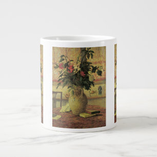 Tasse Géante Bouquet de fleurs à la fenêtre par Maxine Maufra