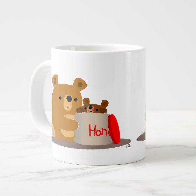 Tasse Géante Bye Bye Honey ! Bears Jumbo Mug (Devant gauche)