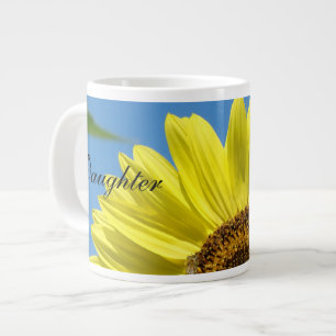 Tasse Géante Cadeaux de mug de fille Mug grand tournesol jaune