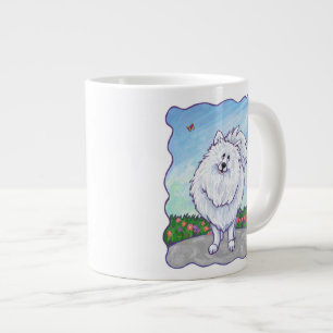 Tasse Géante Cadeaux et accessoires Poméraniens blancs