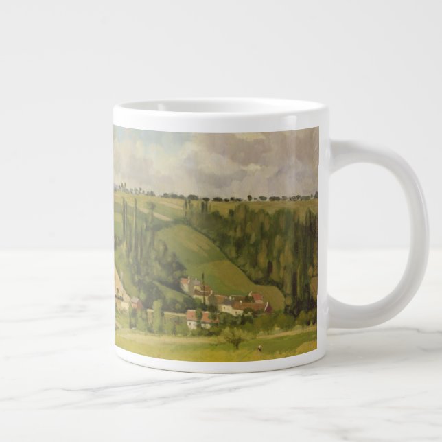 Tasse Géante Camille Pissarro| Paysage aux Patis, Pointoise (Droite)