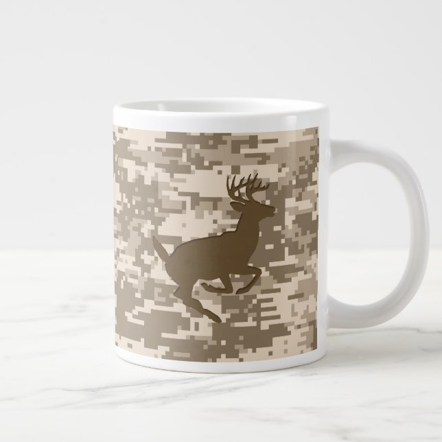 Tasse Géante Camouflage numérique du désert Motif de caméra de  (Droite)