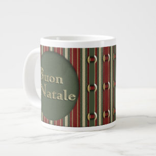 Tasse Géante Canette à café de Noël Italien Buon Natale