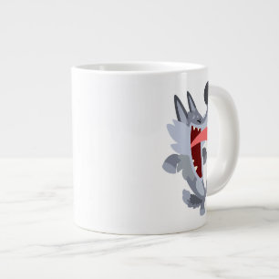 Tasse Géante Caricature Dansante Cute Wolf Jumbo Mug