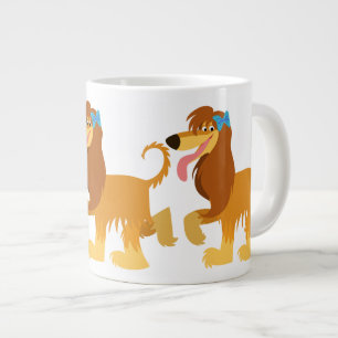 Tasse Géante Caricature mignonne prêt à l'Afghanistan Hound Jum
