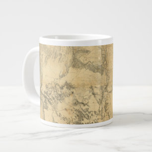 Tasse Géante Carte du territoire des États-Unis