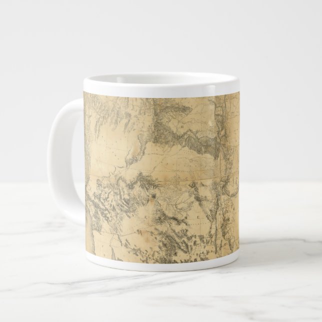 Tasse Géante Carte du territoire des États-Unis (Devant gauche)