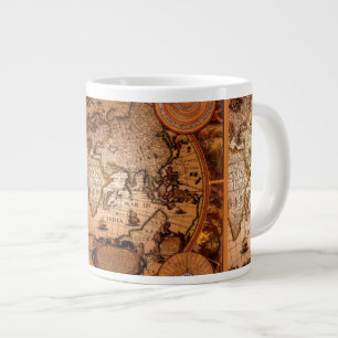 Tasse Géante Carte du Vieux Monde Jumbo Soup Mup