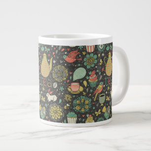 Tasse Géante Carte savoureuse au thé clair