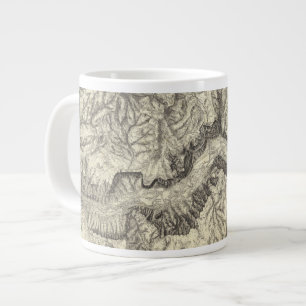 Tasse Géante Carte topographique de la vallée de Yosemite