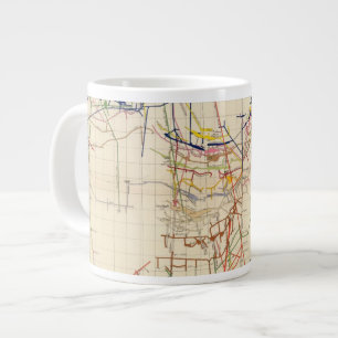 Tasse Géante Cartes des mines de charbon numéro IV