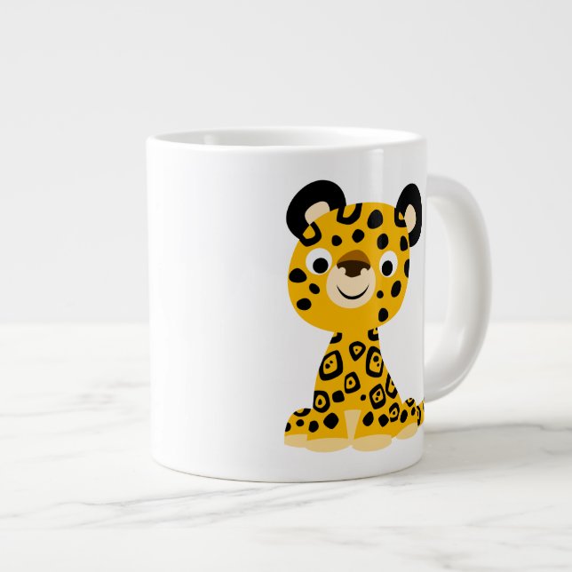 Tasse Géante Cartoon sympa Jaguar (Devant droit)