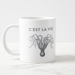 Tasse Géante C'EST LA VIE Octopus Coffee Mug