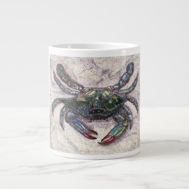 Tasse Géante Chesapeake Bay Blue Crab Specialty Mug (Devant)