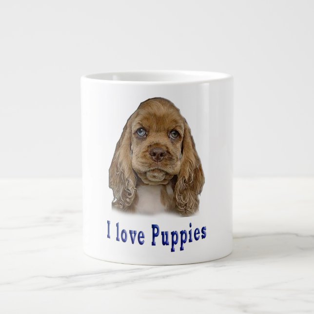 Tasse Géante Chien chiot (Devant)