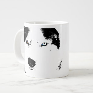 Tasse Géante Chien Husky Café Mug Sibérie Husky Sleg Chien Coup