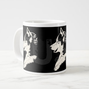 Tasse Géante Chien Husky Café Mug Sibérie Husky Sleg Chien Coup