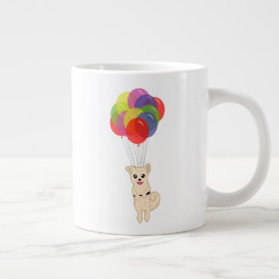 Tasse Géante Chiot avec ballons
