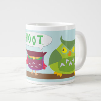 Tasse Géante Chouette colorée 20oz Mug