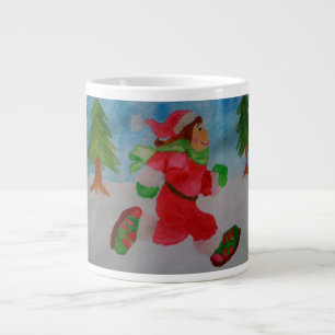 TASSE GÉANTE CHRISTMAS GIRL RUNNER JUMBO CAFÉ MUG