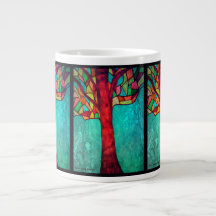 Conception d'arbre en verre souillé