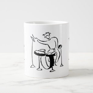 Tasse Géante Conception réglée de croquis de guerre biologiqu