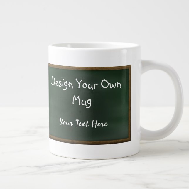 Tasse Géante Concevez votre propre boîte de tableau de bord (Droite)