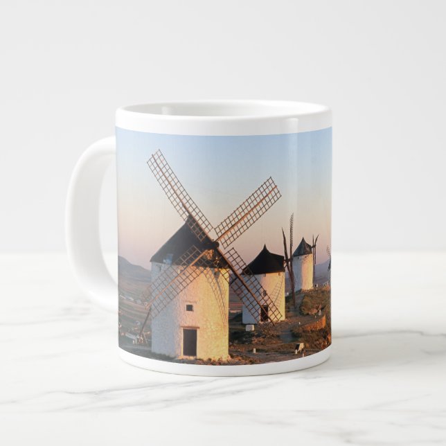 Tasse Géante Consuegra, La Mancha, Espagne, moulins à vent (Devant gauche)