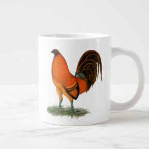 Tasse Géante Coq de combat Ginger Rouge