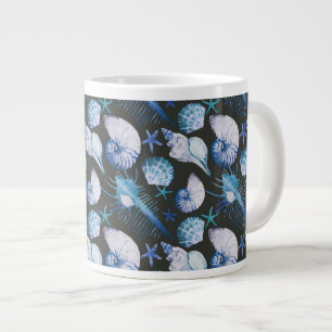 Tasse Géante Coraux avec Motif de coquillages