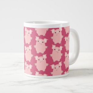 Tasse Géante Cote Inquisiteur Porcs de Caricature Jumbo Mug