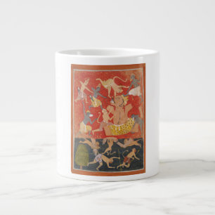 Tasse Géante Démon Kumbhakarna défait par Rama et Lakshmana