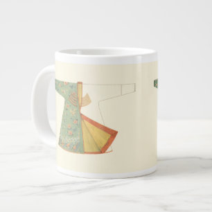 Tasse Géante Dessin de Kimono semi-fini