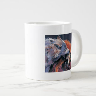 Tasse Géante Deux loups