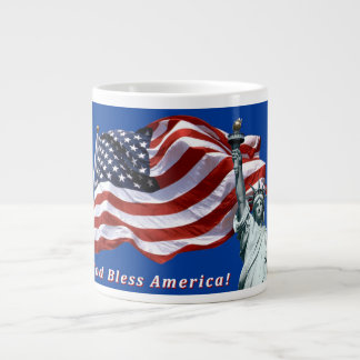 Tasse Géante Dieu bénisse America Mug